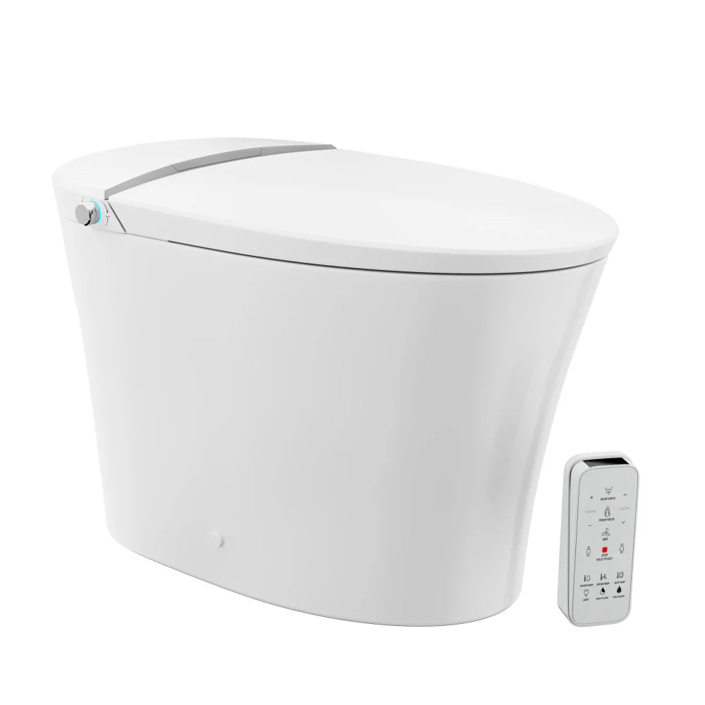 SWISS MADISON - Viro Smart Tankless Elongated Toilet and Bidet, Touchless Vortex Dual-Flush 1.1/1.6 gpf