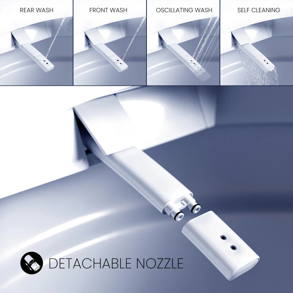 SWISS MADISON - Viro Smart Tankless Elongated Toilet and Bidet, Touchless Vortex Dual-Flush 1.1/1.6 gpf