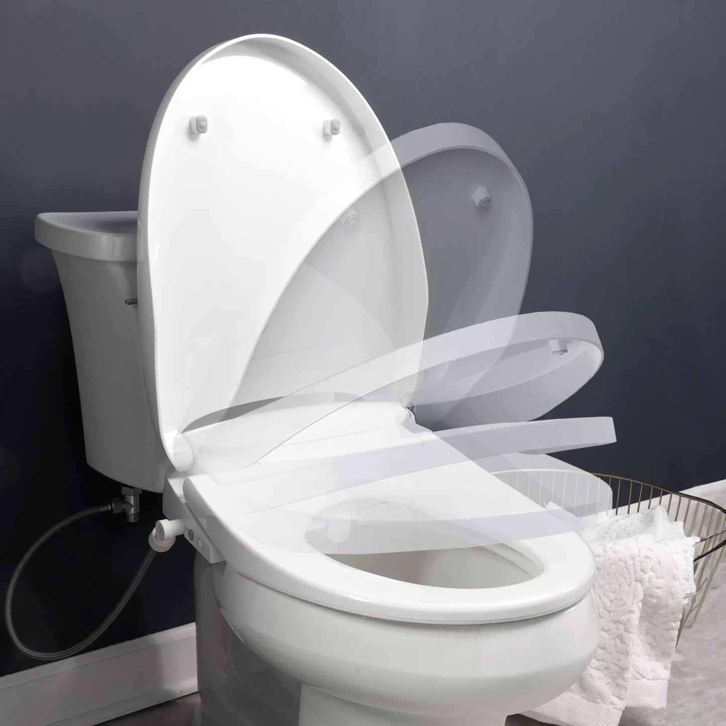 BIO BIDET - Discovery DLS Bidet Seat (DISCDLSE) - Premium Bidet : Smart Toilets & Bathroom Amenities