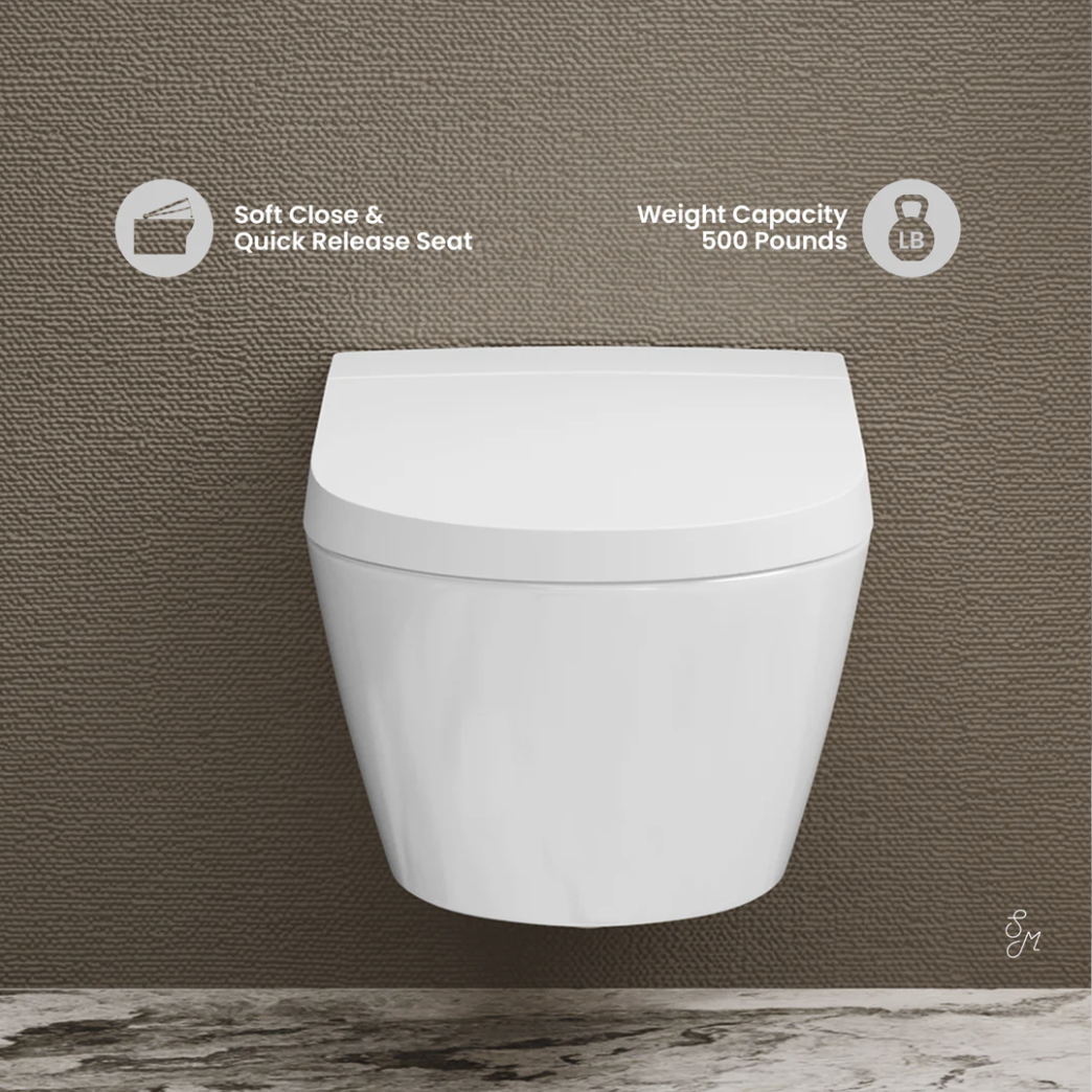 SWISS MADISON - Hugo Smart Wall-Hung Bidet Toilet - - - Premium Bidet : Smart Toilets & Bathroom Amenities