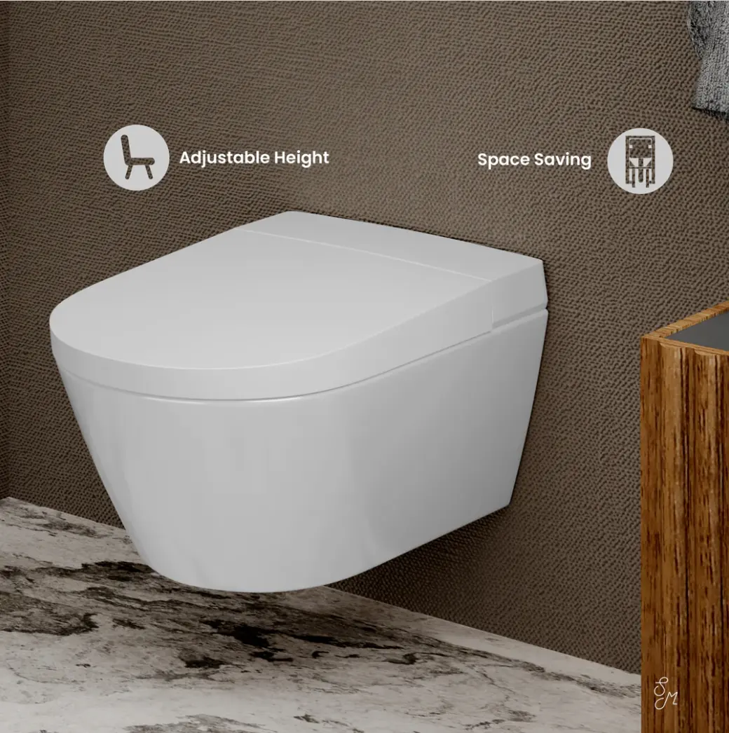 SWISS MADISON - Hugo Smart Wall-Hung Bidet Toilet - -  - Premium Bidet : Smart Toilets & Bathroom Amenities