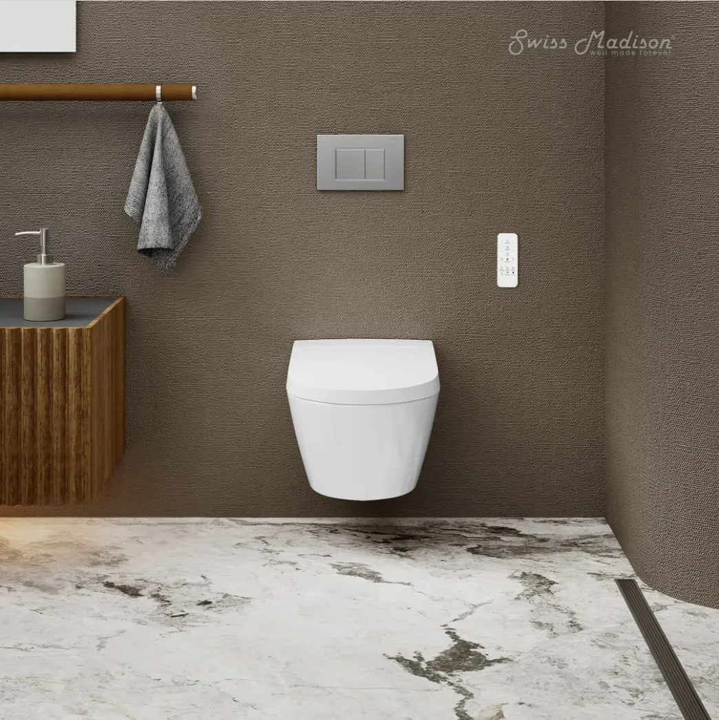 SWISS MADISON - Hugo Smart Wall-Hung Bidet Toilet - -  - Premium Bidet : Smart Toilets & Bathroom Amenities