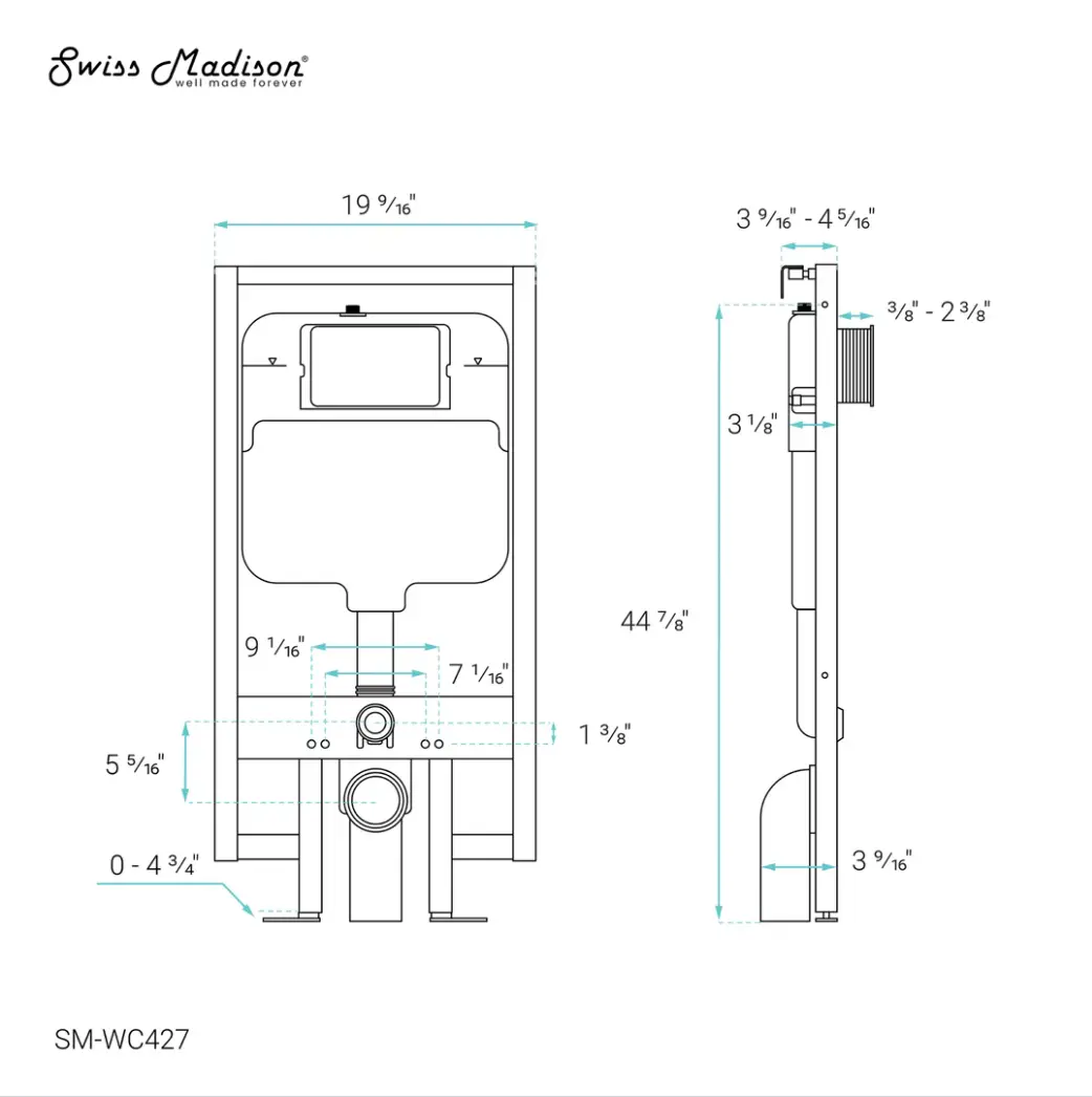 SWISS MADISON - Hugo Smart Wall-Hung Bidet Toilet - -  - Premium Bidet : Smart Toilets & Bathroom Amenities