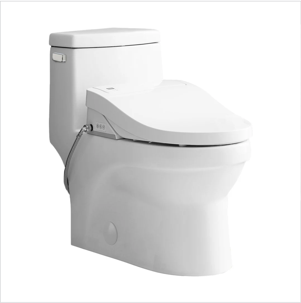 SWISS MADISON - Virage One-Piece Toilet with Vivante Smart Seat - - - Premium Bidet : Smart Toilets & Bathroom Amenities