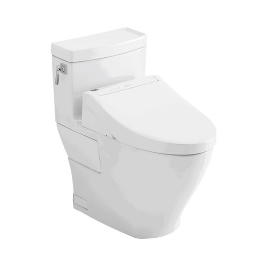 TOTO - Aimes - WASHLET+ C5 One-Piece Toilet - 1.28 GPF - -  - Premium Bidet : Smart Toilets & Bathroom Amenities