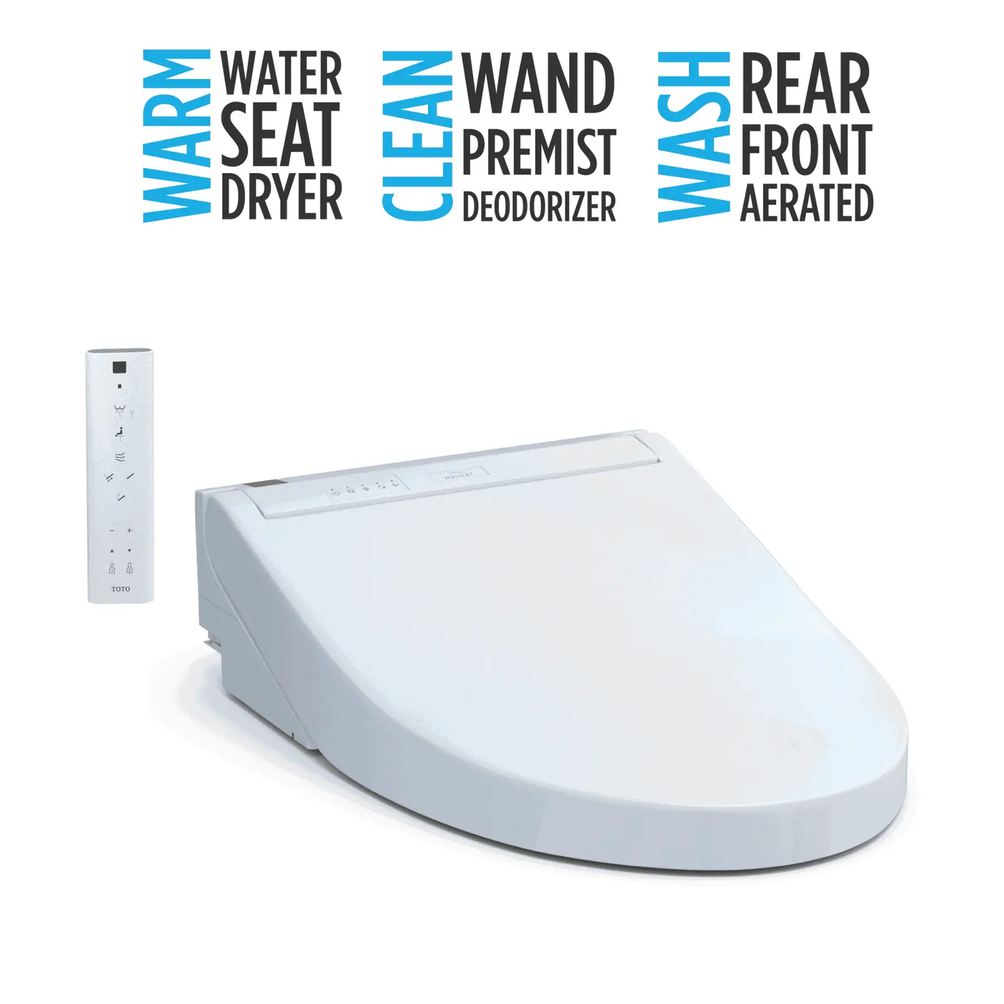 TOTO - C5 WASHLET+ TOILET SEAT - -  - Premium Bidet : Smart Toilets & Bathroom Amenities