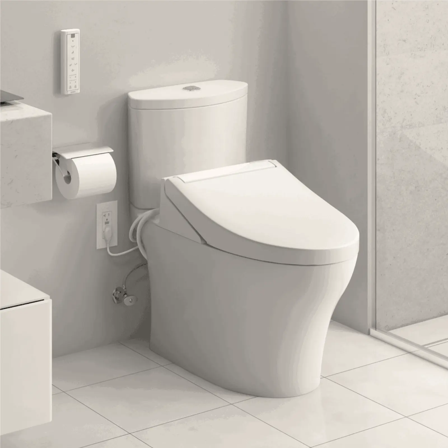 TOTO - C5 WASHLET+ TOILET SEAT - -  - Premium Bidet : Smart Toilets & Bathroom Amenities