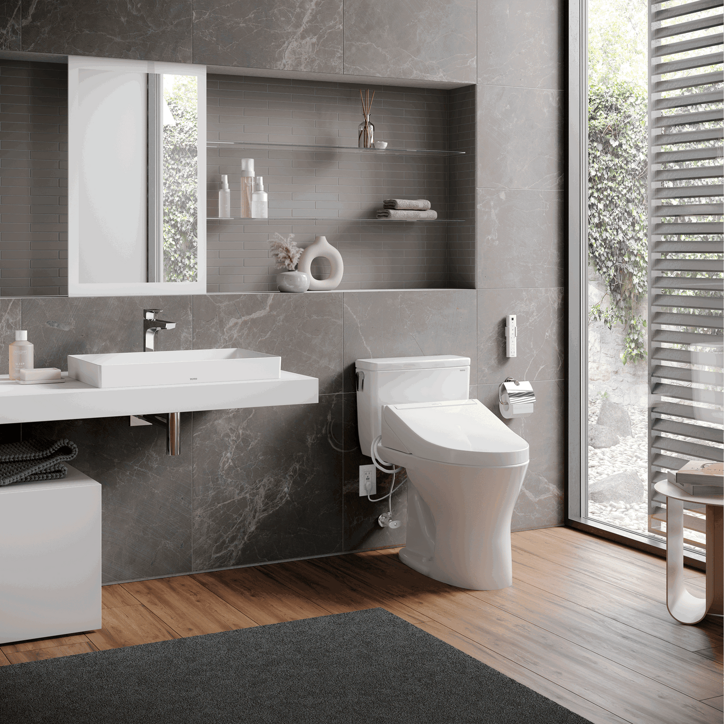 TOTO - C5 WASHLET+ TOILET SEAT - -  - Premium Bidet : Smart Toilets & Bathroom Amenities