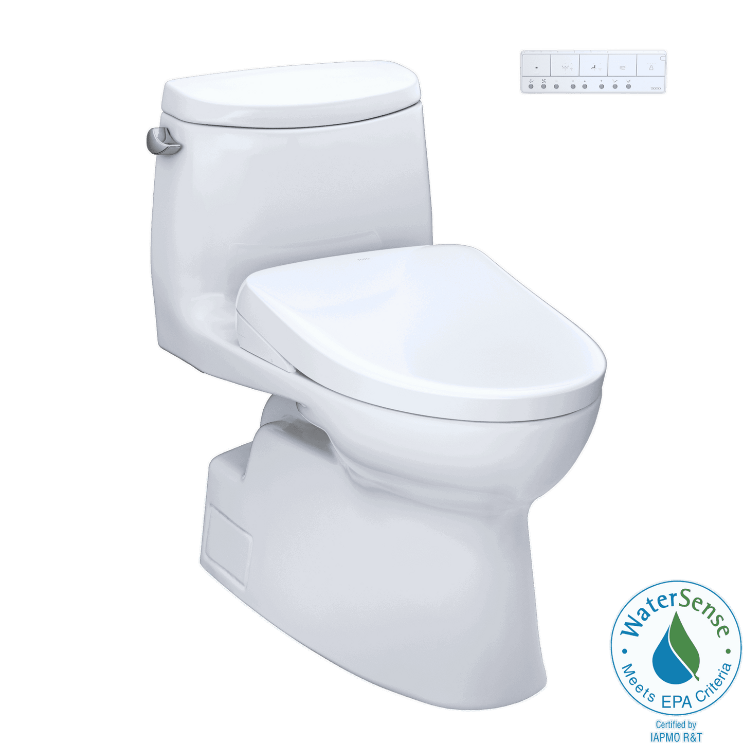 TOTO - Carlyle II WASHLET+ S7A One-Piece Toilet - 1.28 GPF - - - Premium Bidet : Smart Toilets & Bathroom Amenities