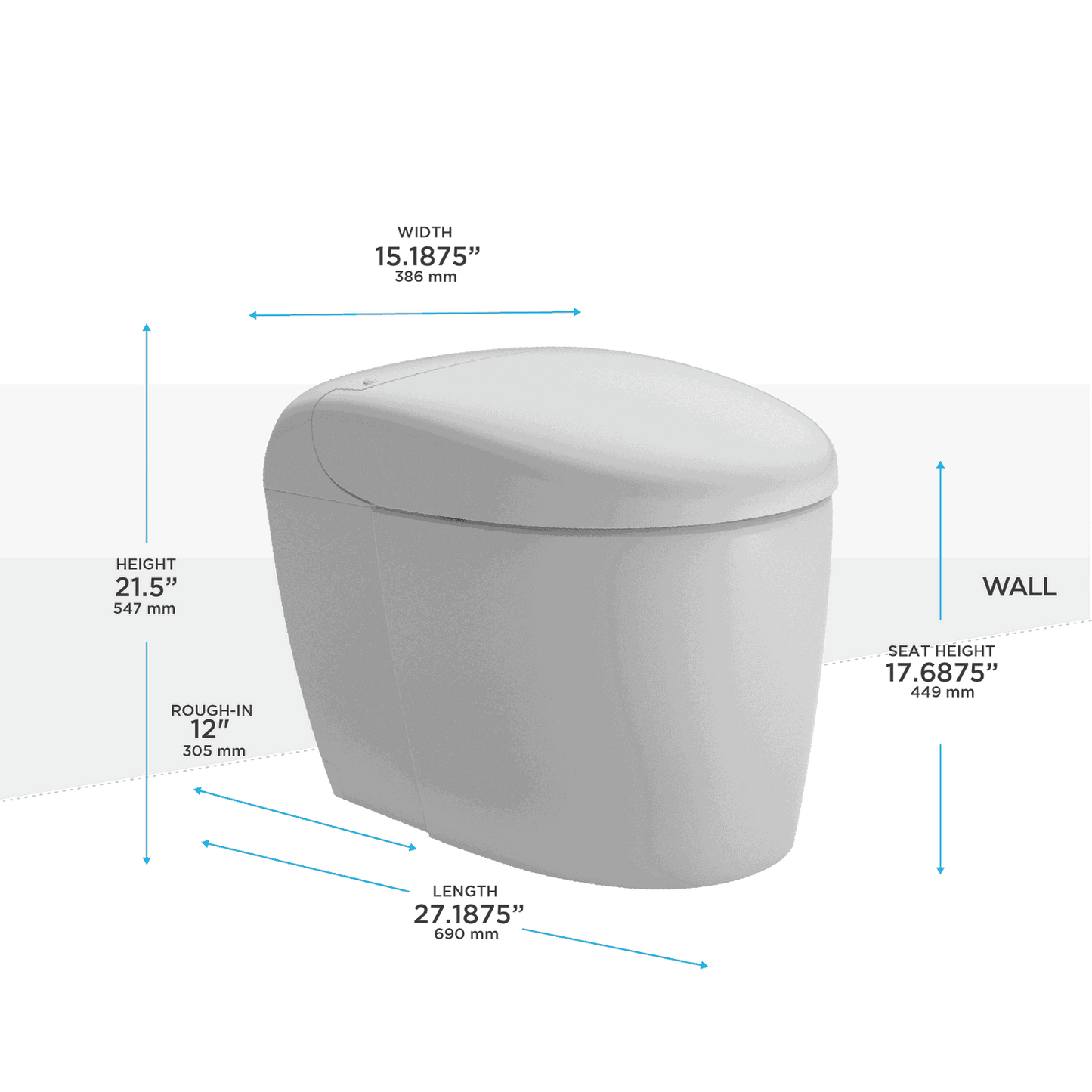 TOTO - NEOREST RS Dual Flush Toilet - 1.0 GPF & 0.8 GPF - -  - Premium Bidet : Smart Toilets & Bathroom Amenities