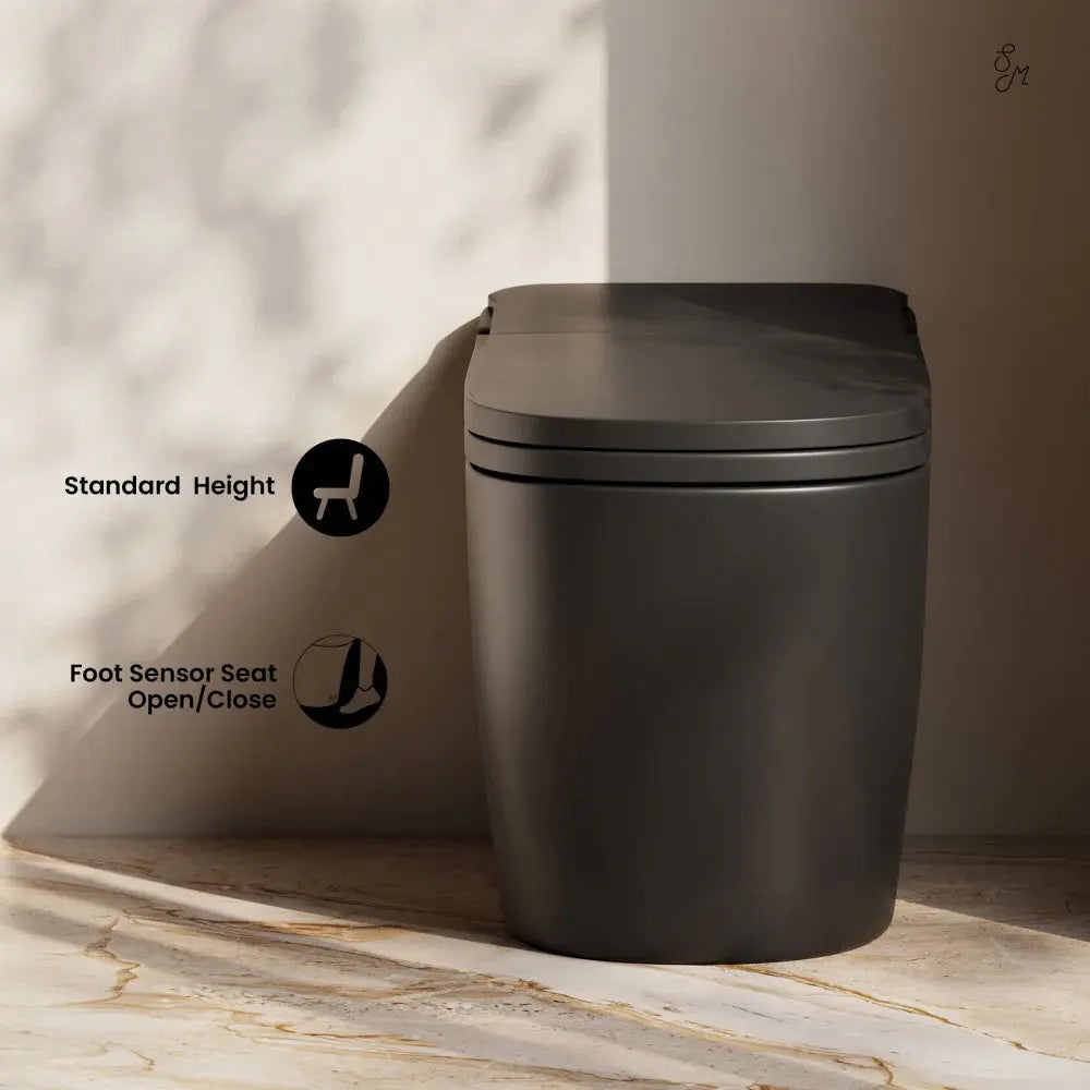 SWISS MADISON  - Avancer One Piece Smart Toilet 1.28 GPF in Glossy White with Heated Bidet, Air Drying, Night Light, Foot Sensor - Premium Bidet : Smart Toilets & Bathroom Amenities