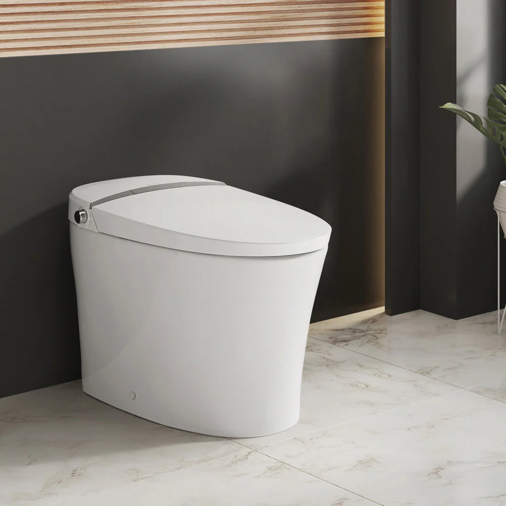 SWISS MADISON - Viro Smart Tankless Elongated Toilet and Bidet, Touchless Vortex Dual-Flush 1.1/1.6 gpf
