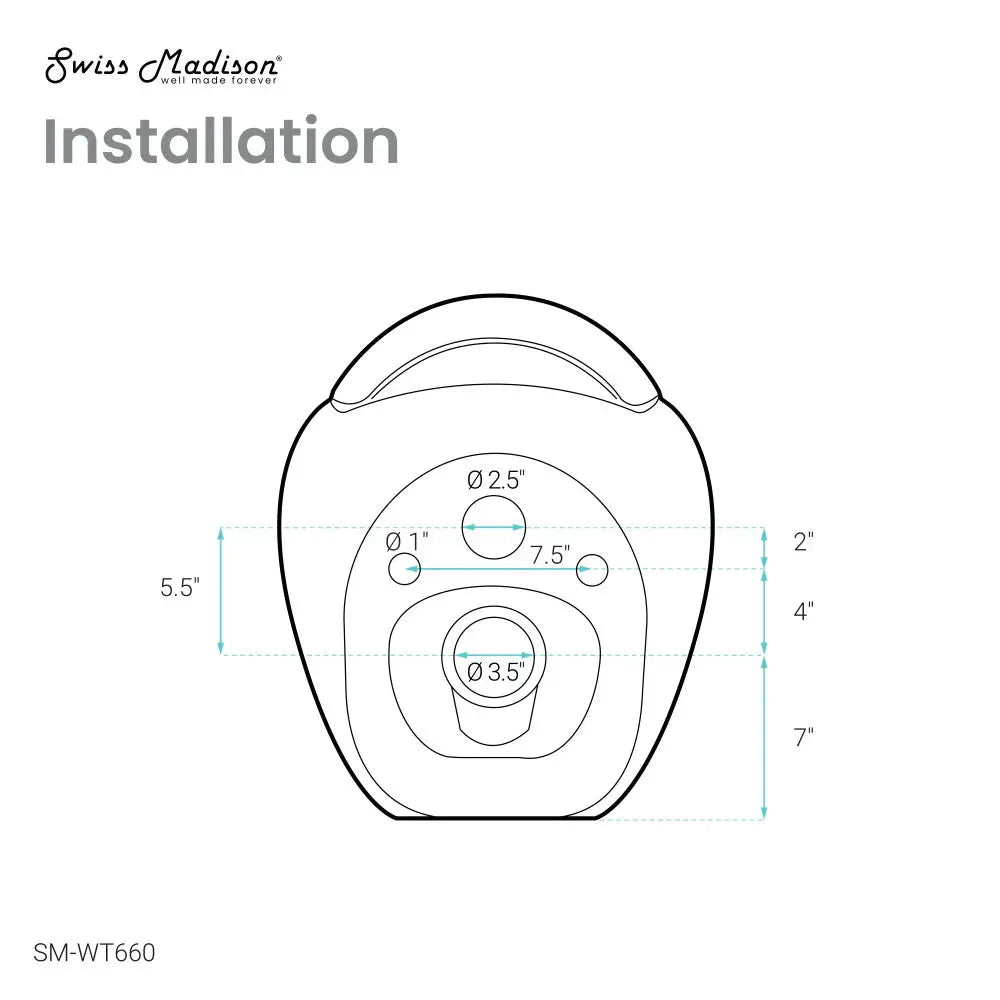 SWISS MADISON - – Plaisir Wall-Hung Elongated Toilet Bowl - Premium Bidet : Smart Toilets & Bathroom Amenities