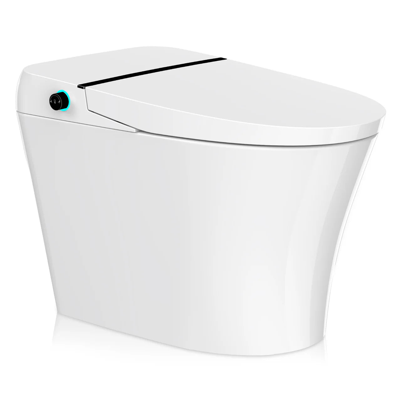 ENVO Juno Smart Toilet & Bidet – Elongated 1.28 GPF, White, Foot Sensor, Remote - TL-ST823WH