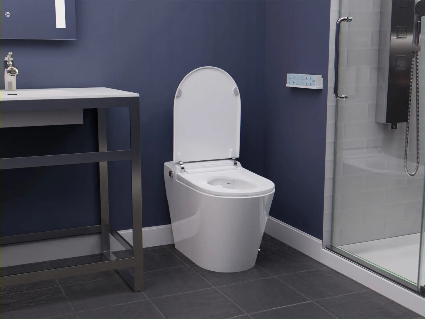 ANZZI ENVO Echo Elongated Smart Bidet Toilet - Premium Bidet : Smart Toilets & Bathroom Amenities
