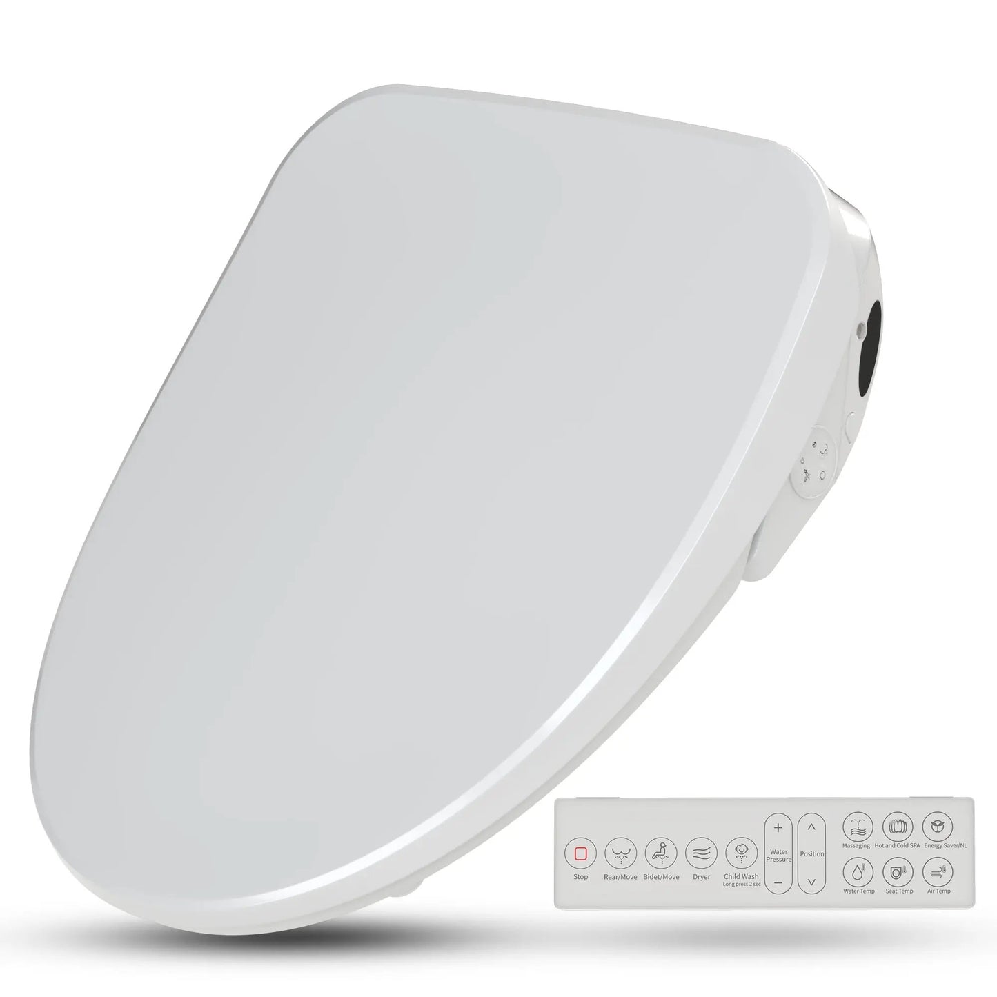 ANZZI Dive Smart Electric Bidet Toilet Seat - Premium Bidet : Smart Toilets & Bathroom Amenities