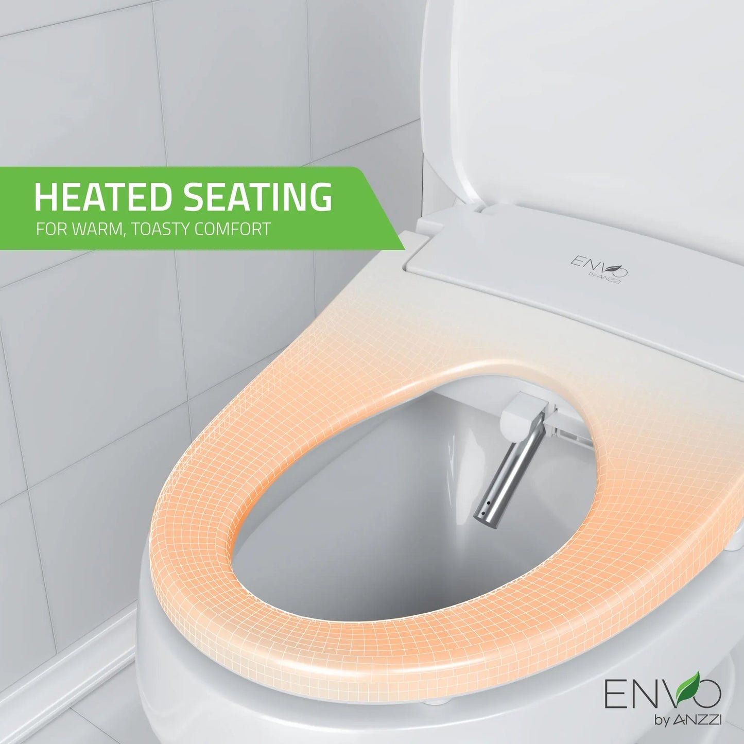 ANZZI Dive Smart Electric Bidet Toilet Seat - Premium Bidet : Smart Toilets & Bathroom Amenities