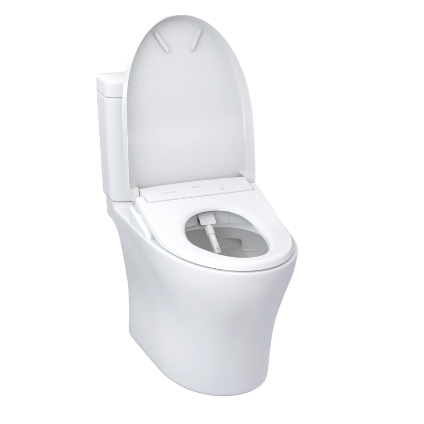 TOTO - Aquia IV - WASHLET+ S7A Two-Piece Toilet - 1.28 GPF & 0.9 GPF - Premium Bidet : Smart Toilets & Bathroom Amenities