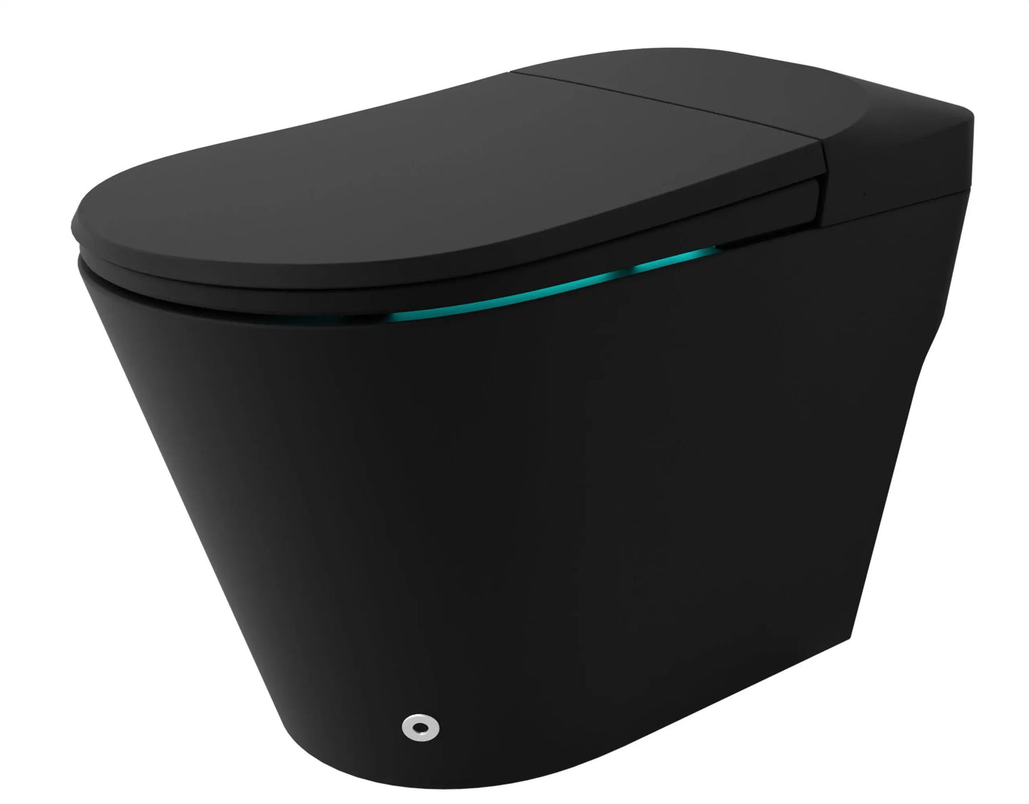 ANZZI ENVO Echo Elongated 1.28 GPF Smart Bidet Toilet in Matte Black - Premium Bidet : Smart Toilets & Bathroom Amenities