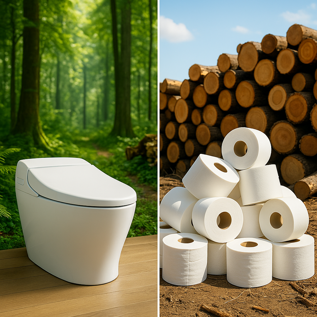 bidet symbolizing sustainability