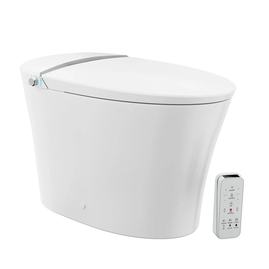 SWISS MADISON  - Viro Smart Tankless Elongated Toilet and Bidet, Touchless Vortex Dual-Flush 1.1/1.6 gpf