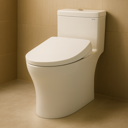 TOTO - Aquia IV - WASHLET+ S7A One-Piece Toilet - 1.28 GPF & 0.9 GPF
