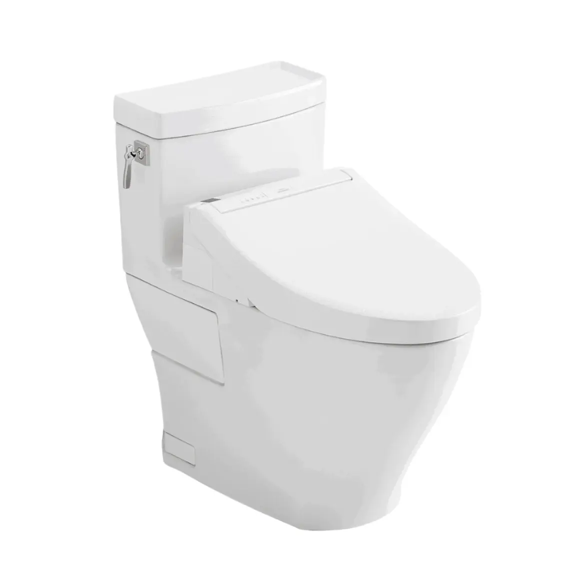 TOTO - Aimes - WASHLET+ C5 One-Piece Toilet - 1.28 GPF - -  - Premium Bidet : Smart Toilets & Bathroom Amenities 