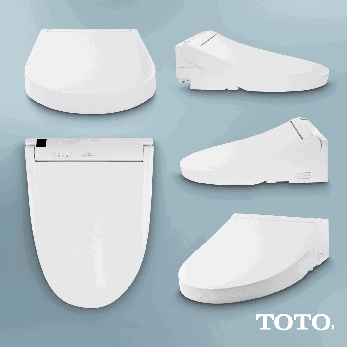 TOTO - C5 WASHLET+ TOILET SEAT - -  - Premium Bidet : Smart Toilets & Bathroom Amenities 