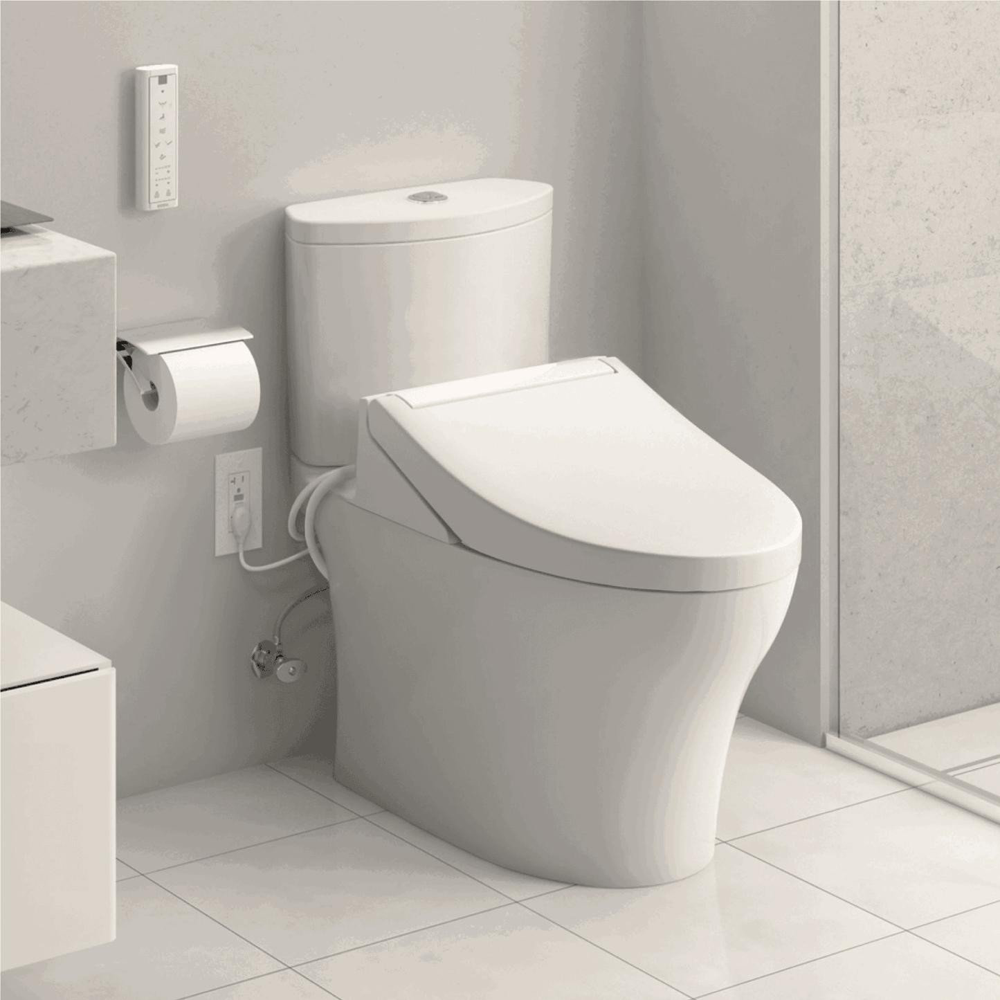 TOTO - C5 WASHLET+ TOILET SEAT - -  - Premium Bidet : Smart Toilets & Bathroom Amenities 
