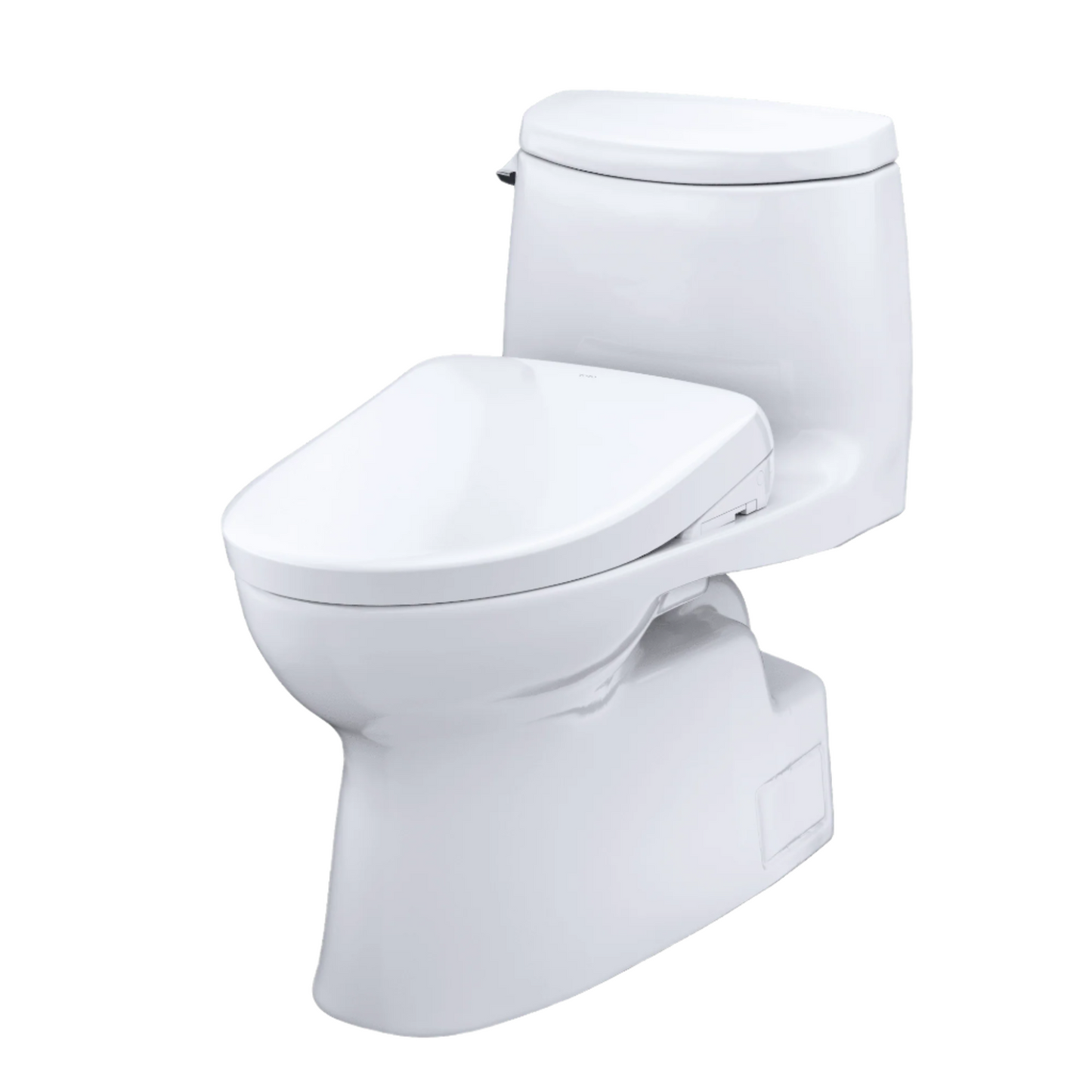 TOTO - Carlyle II WASHLET+ S7A One-Piece Toilet - 1.28 GPF - -  - Premium Bidet : Smart Toilets & Bathroom Amenities 