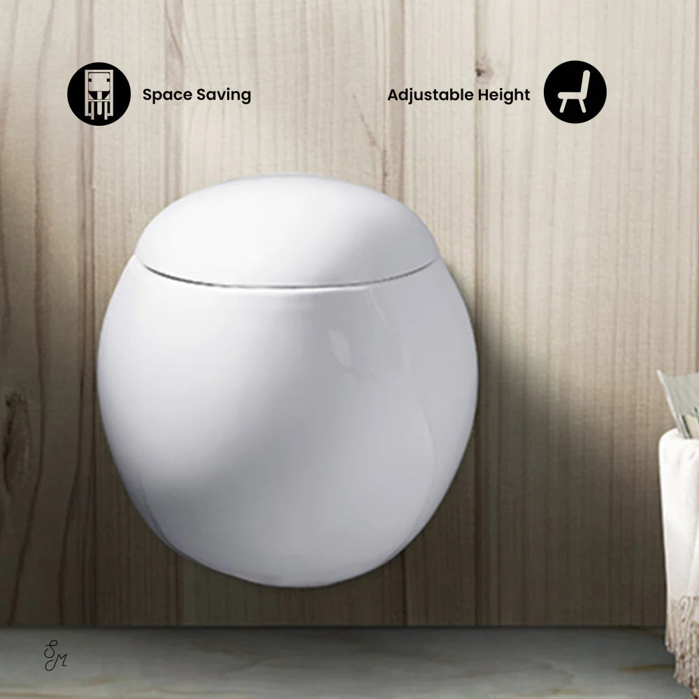 Swiss Madison – Plaisir Wall-Hung Elongated Toilet Bowl (SM-WT660)