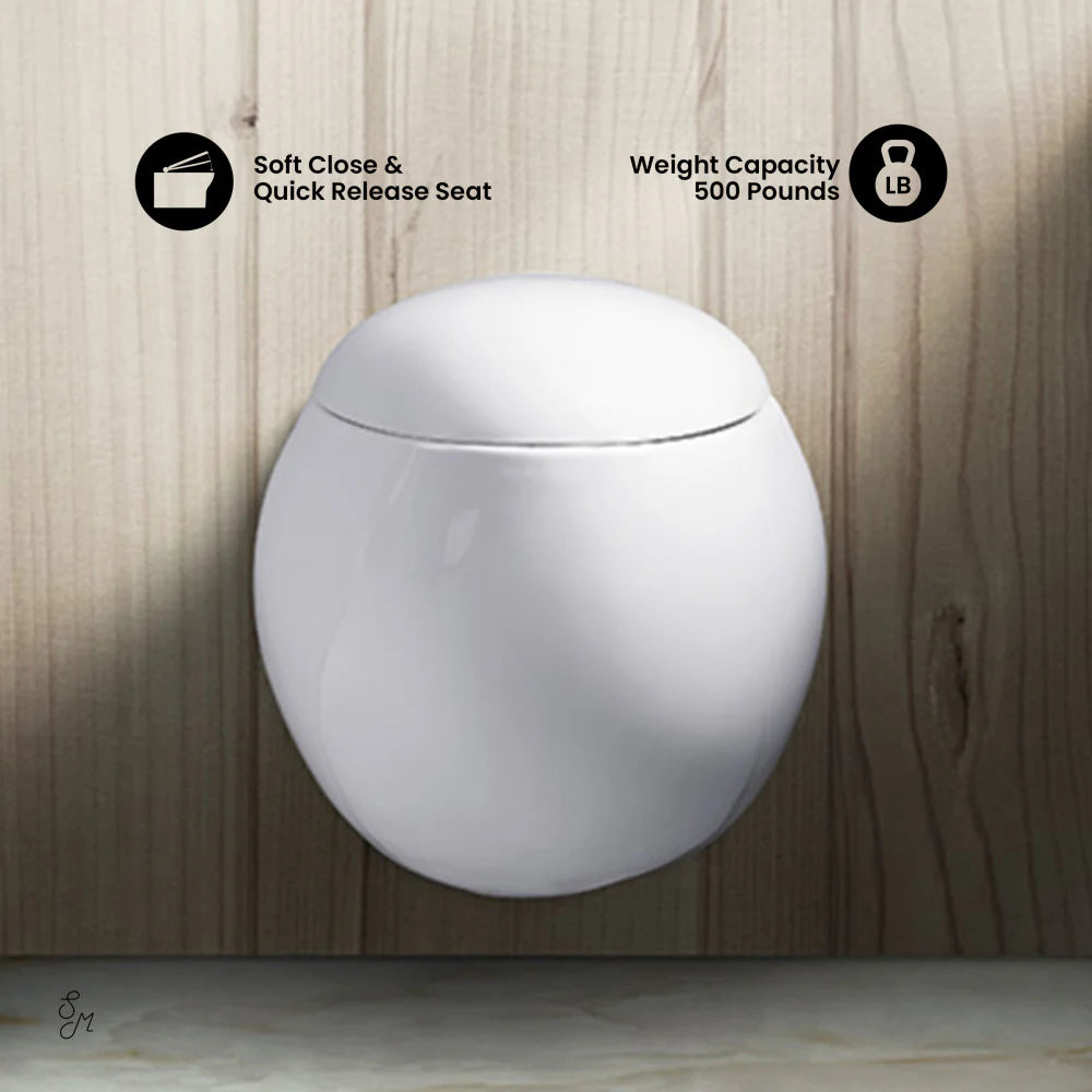 Swiss Madison – Plaisir Wall-Hung Elongated Toilet Bowl (SM-WT660)