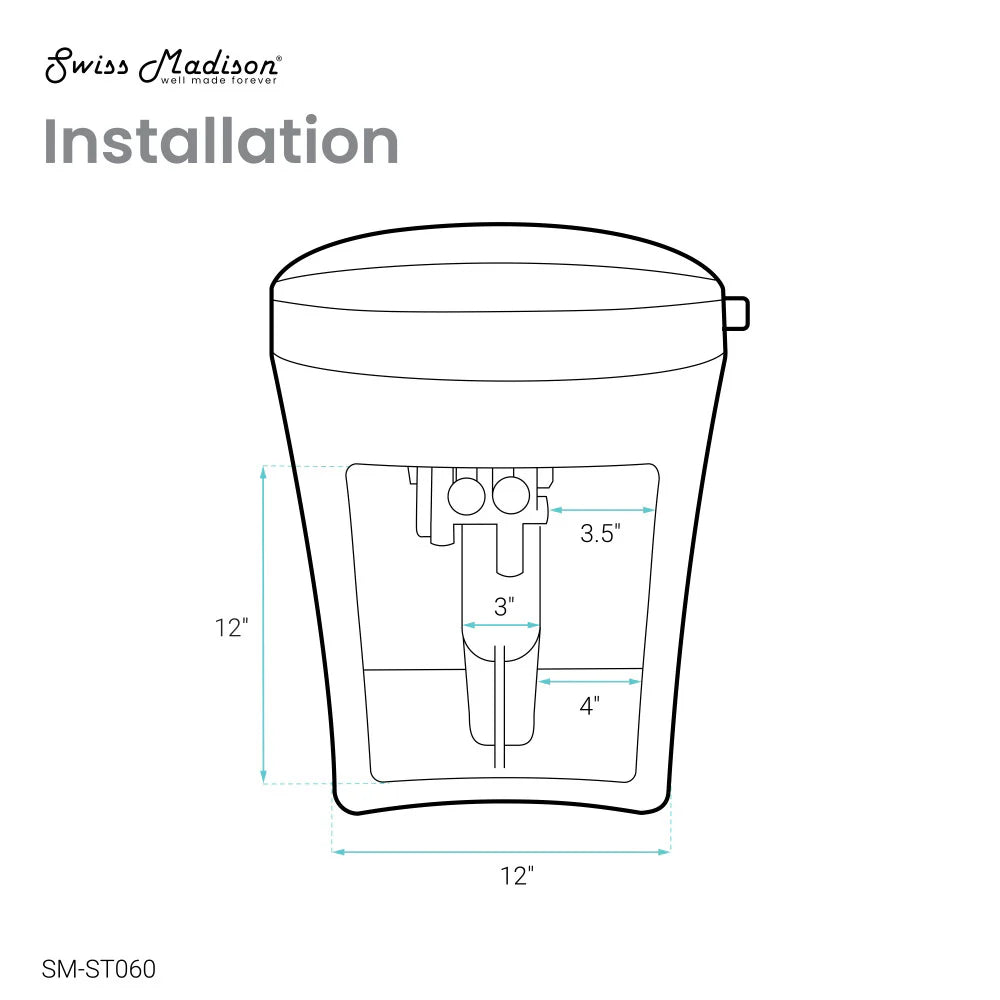 SWISS MADISON  - Viro Smart Tankless Elongated Toilet and Bidet, Touchless Vortex Dual-Flush 1.1/1.6 gpf